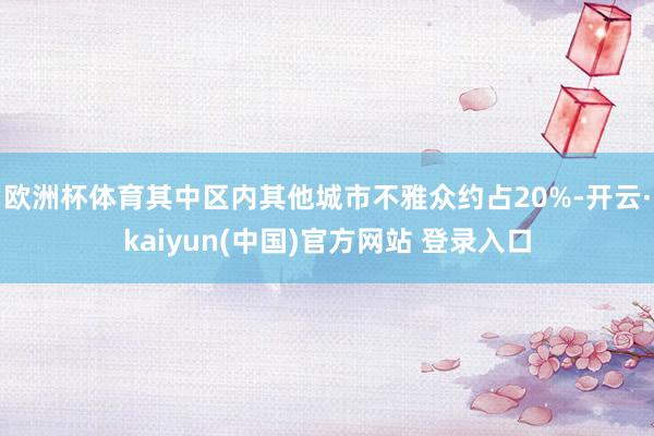 欧洲杯体育其中区内其他城市不雅众约占20%-开云·kaiyun(中国)官方网站 登录入口